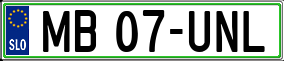 Truck License Plate